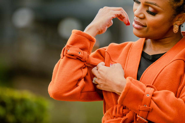 Burnt Orange Qhawekazi Coat