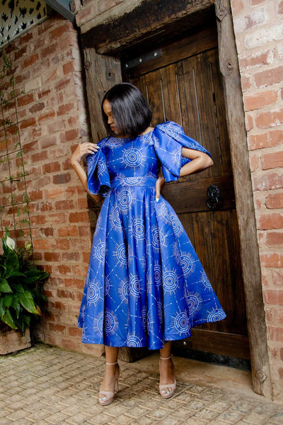Qhawekazi Royal Blue Midi
