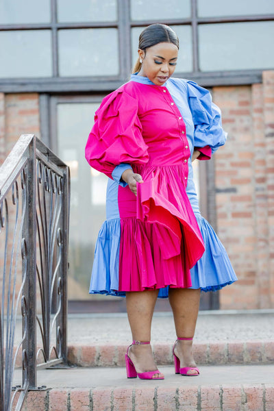 Asymmetrical Shirt Dress