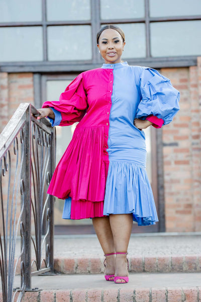 Asymmetrical Shirt Dress