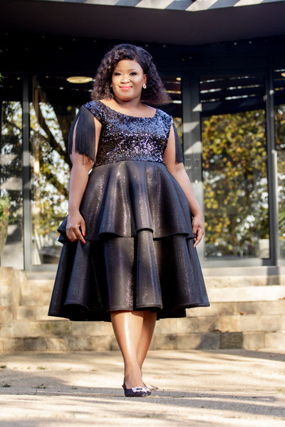 Two Layer Black Dress