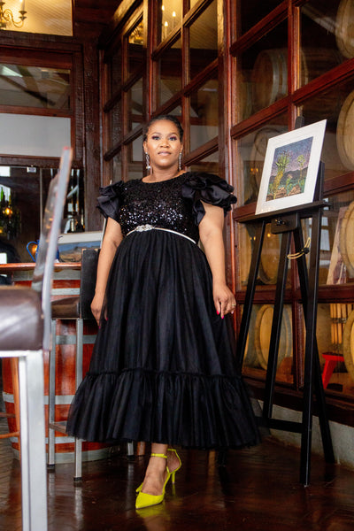 Thandi Dress in Black
