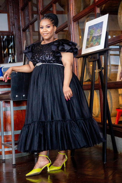 Thandi Dress in Black