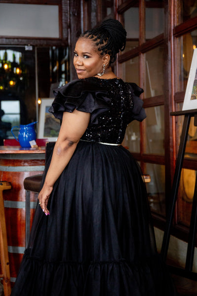 Thandi Dress in Black
