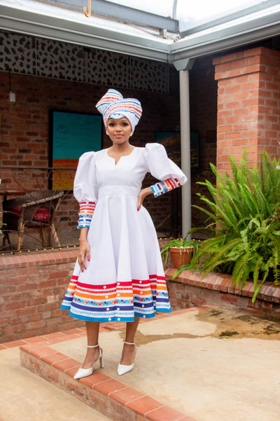 White Mpondo Dress