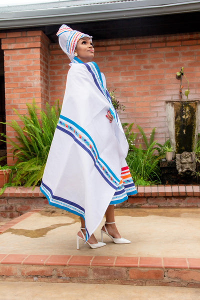 White Mpondo Dress