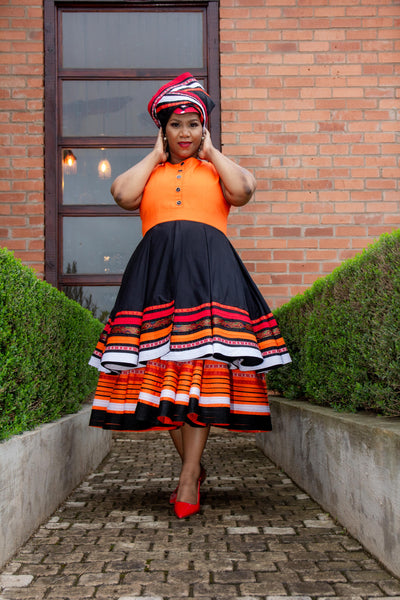 Qaqamba Xhosa Mbhaco Dress