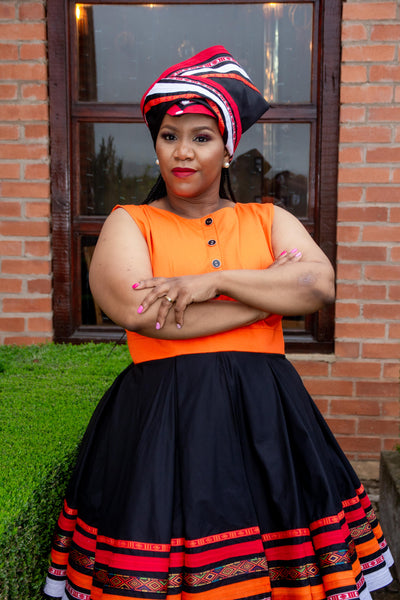 Qaqamba Xhosa Mbhaco Dress