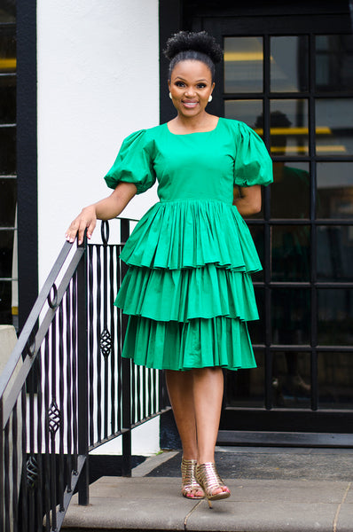 Thethi Dress in Green