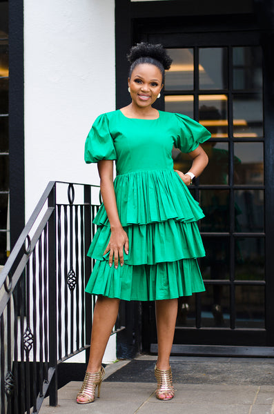 Thethi Dress in Green