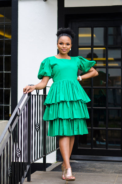 Thethi Dress in Green