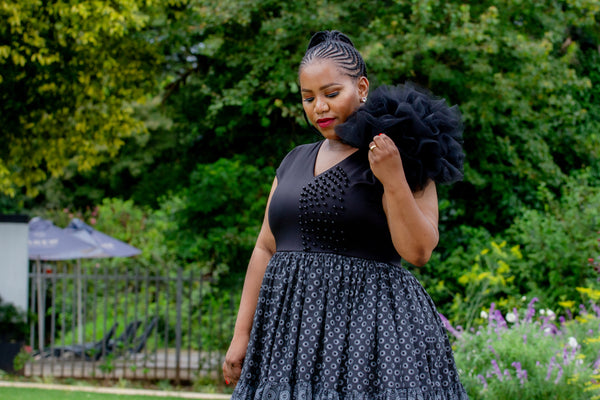 The Silondiwe Shweshwe Dress