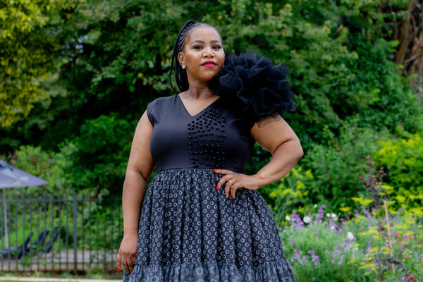 The Silondiwe Shweshwe Dress