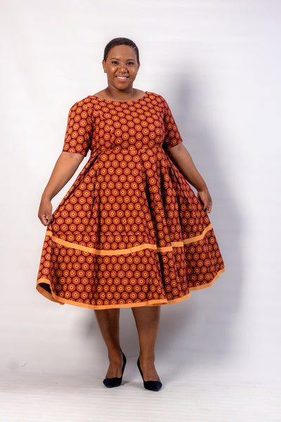Qhawekazi Sam's Shweshwe Dress