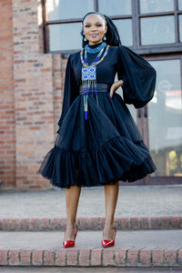 Black Tiered Tulle Skirt