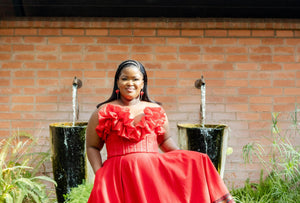 Red Ruffle Corset
