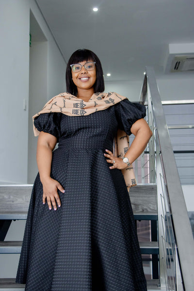Qhawekazi Nude Scarf