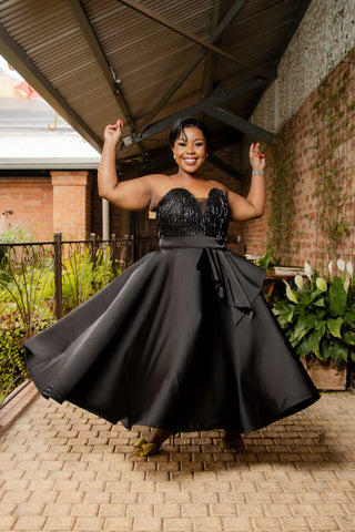 Qhawekazi Black Gown