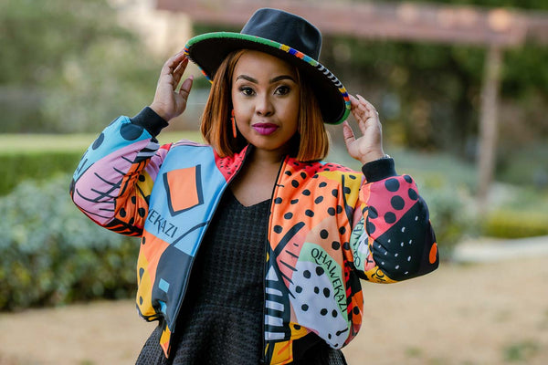 Qhawekazi Signature Print Jacket