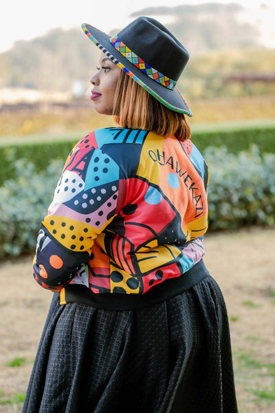 Qhawekazi Signature Print Jacket