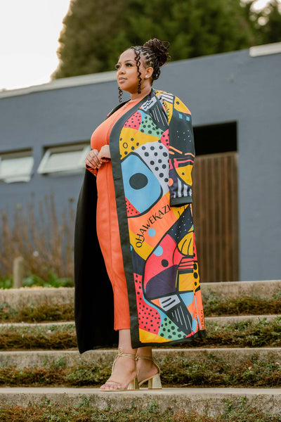 Qhawekazi Signature Print Kimono