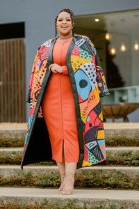 Qhawekazi Signature Print Kimono