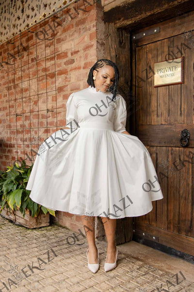 Phiwe Off White Chino Dress