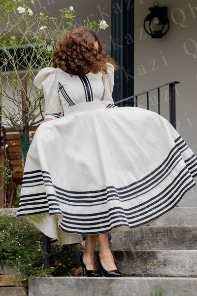 Cream Mbhaco Dress