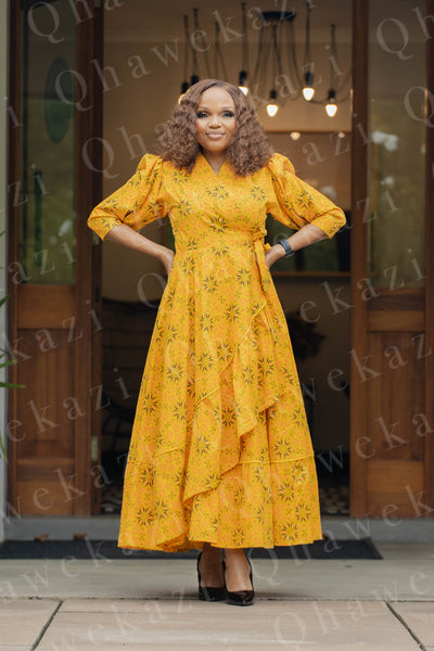 Yellow Shweshwe Phinifa