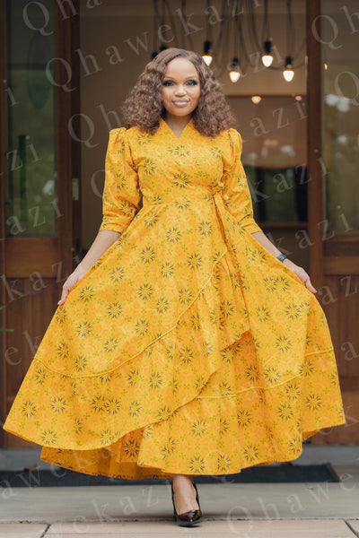 Yellow Shweshwe Phinifa