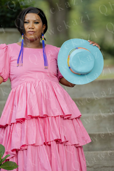 Teal Flat Hat