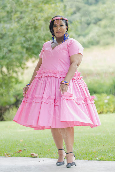 Frida Dress in Pink