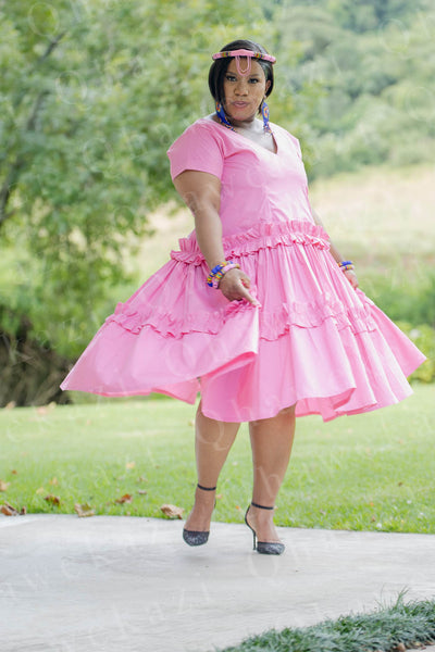 Frida Dress in Pink