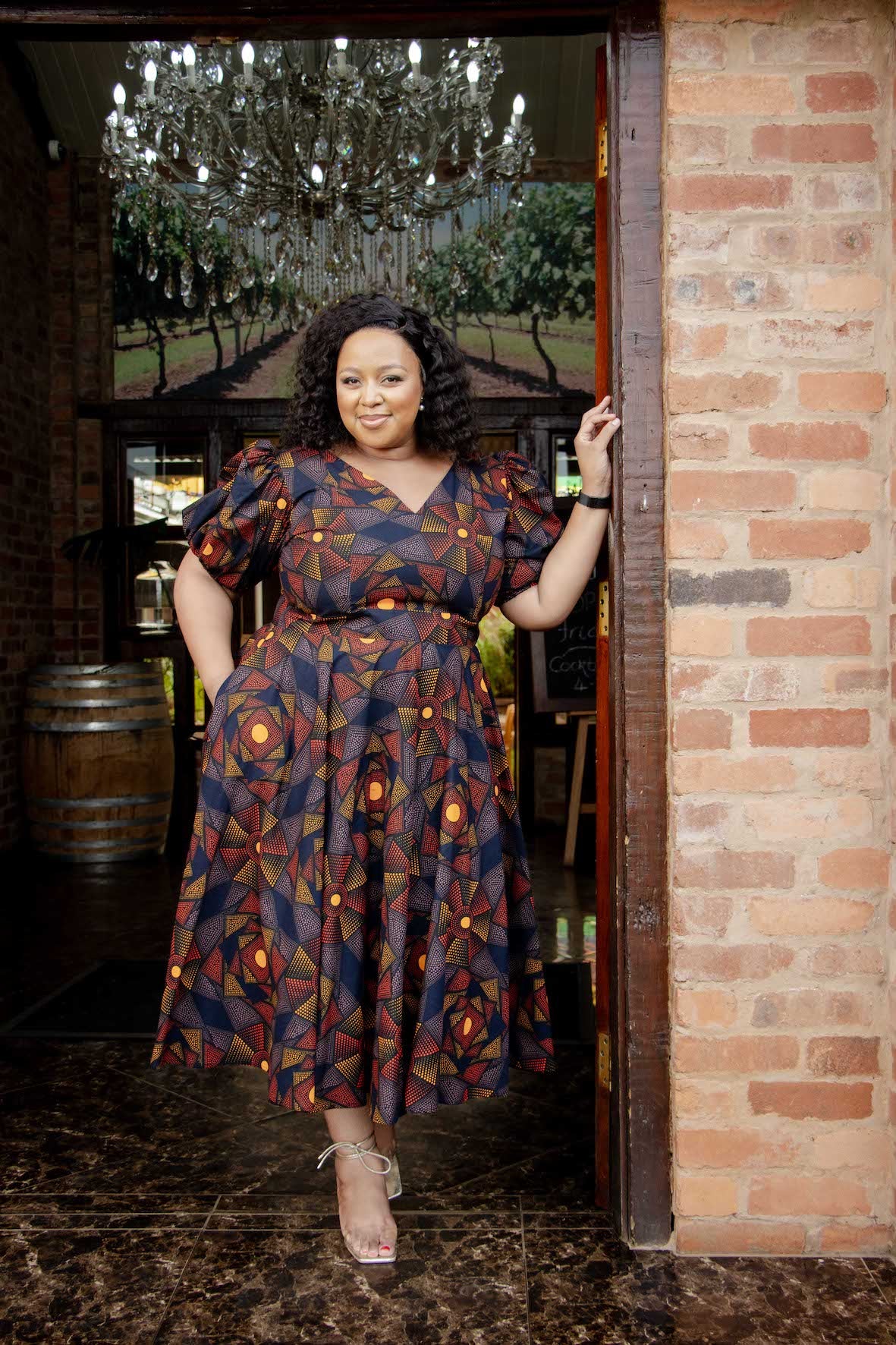 Earthy Tone Ethnic Dress QhawekaziStyles Earthy Tone Ethnic Dress QhawekaziStyles