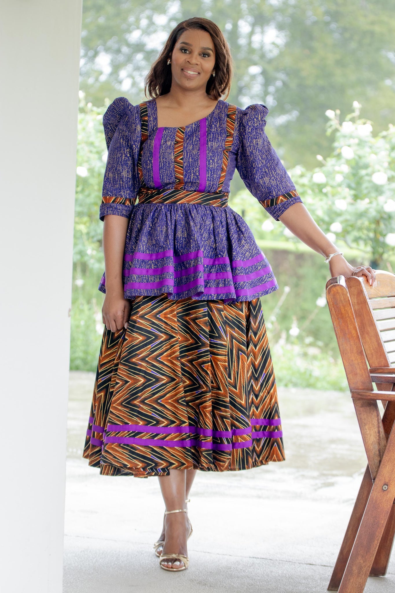 Ethnic Purple Dress & Phinifa – QhawekaziStyles