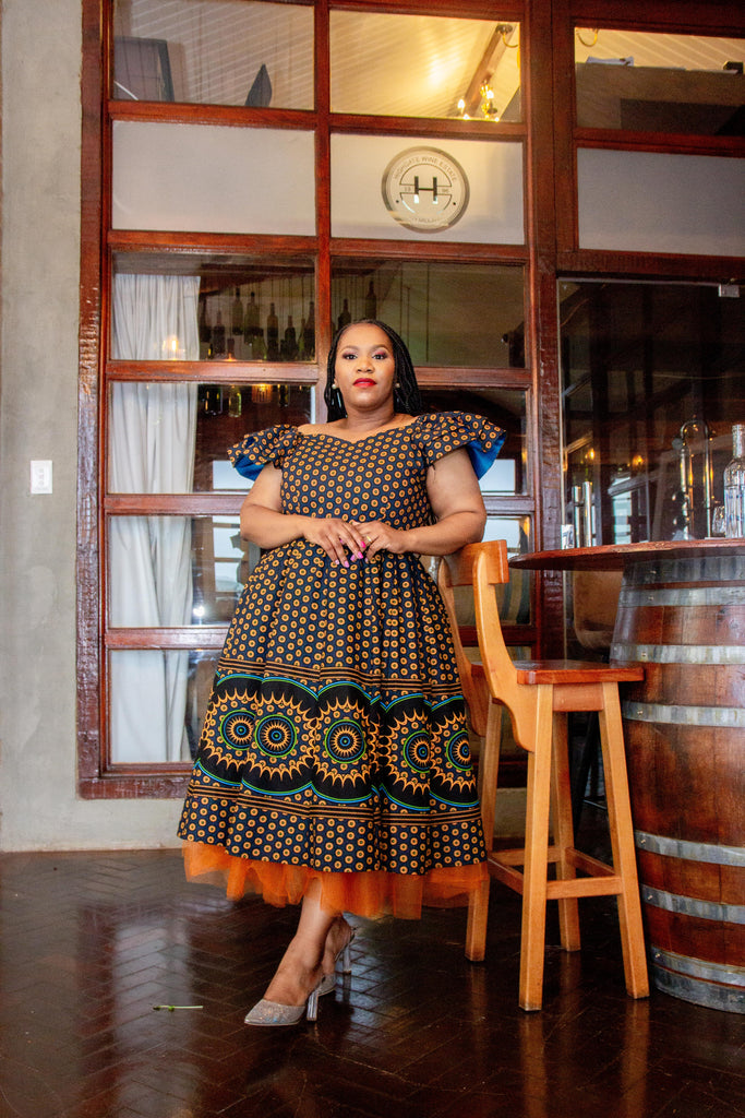 Shweshwe Dresses One Arm African Print Dresses Www Traditional