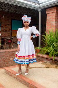 White Mpondo Dress