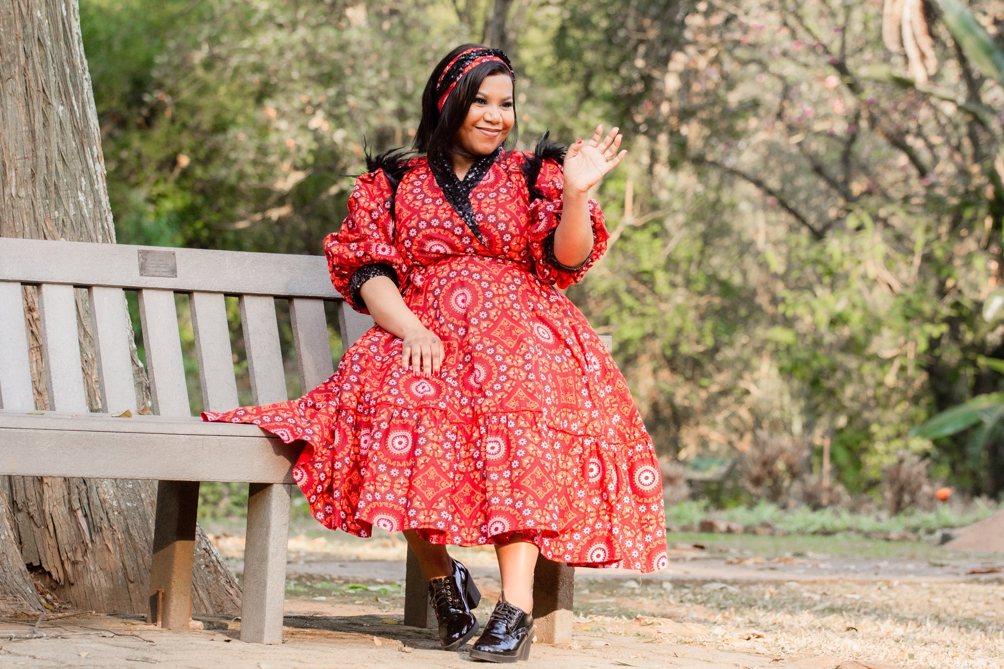 Bonisile Shweshwe Pinafore – QhawekaziStyles