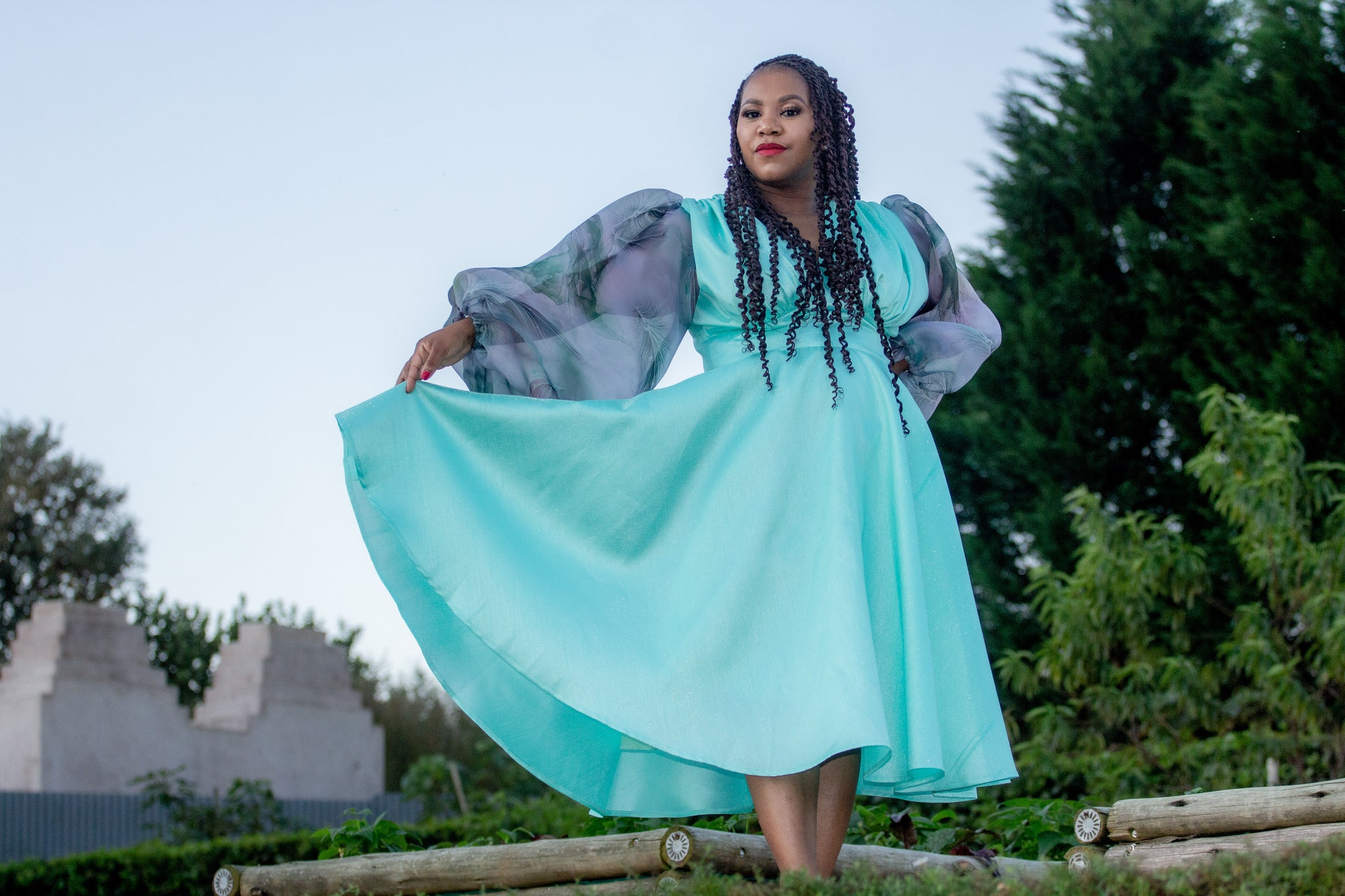 green emerald velvet dress Elegant mint green dress decorated, covered – Zayna Dresses